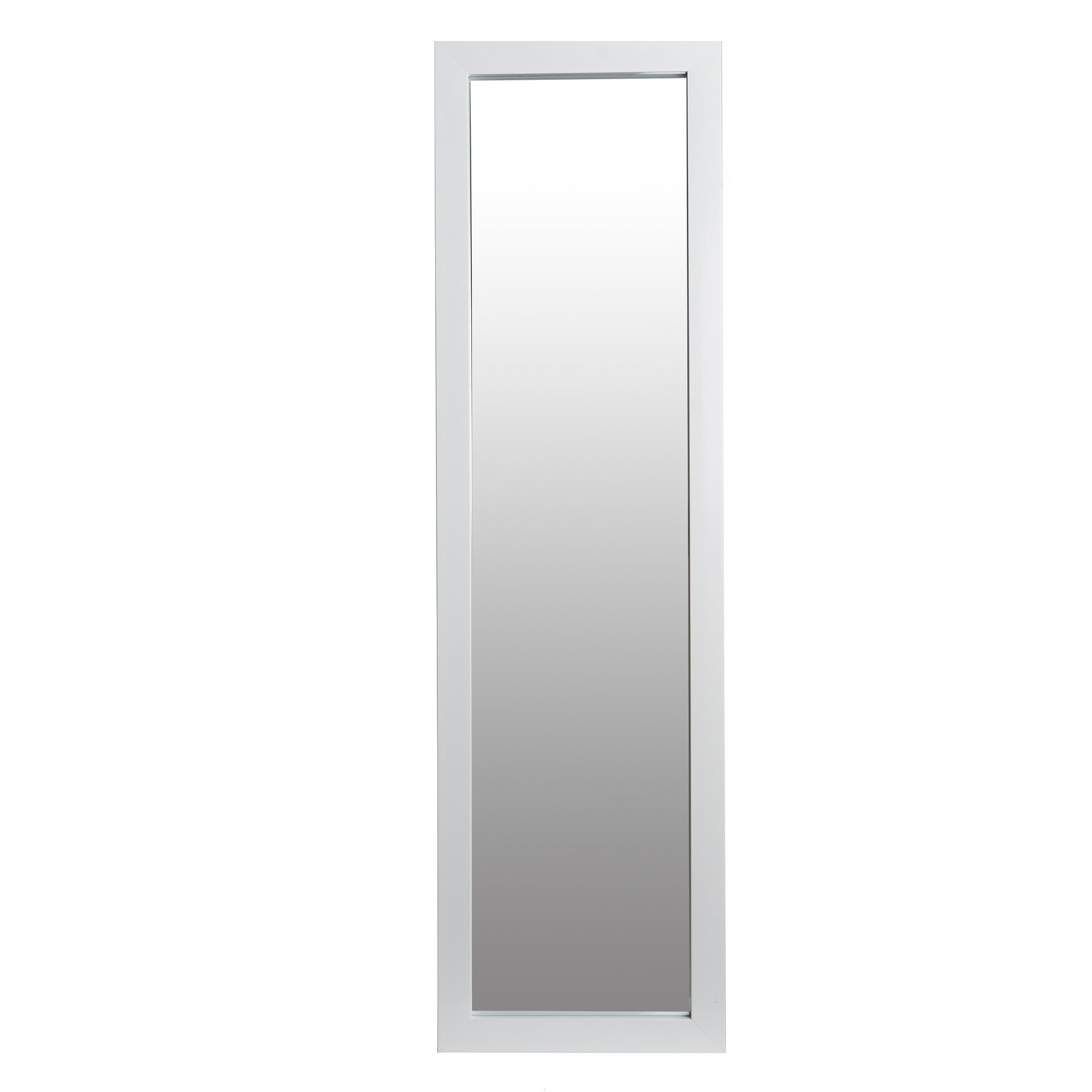 Photo 1 of **NEW**  Patton Wall Decor 15x51 White Full Length Over The Door Mirror