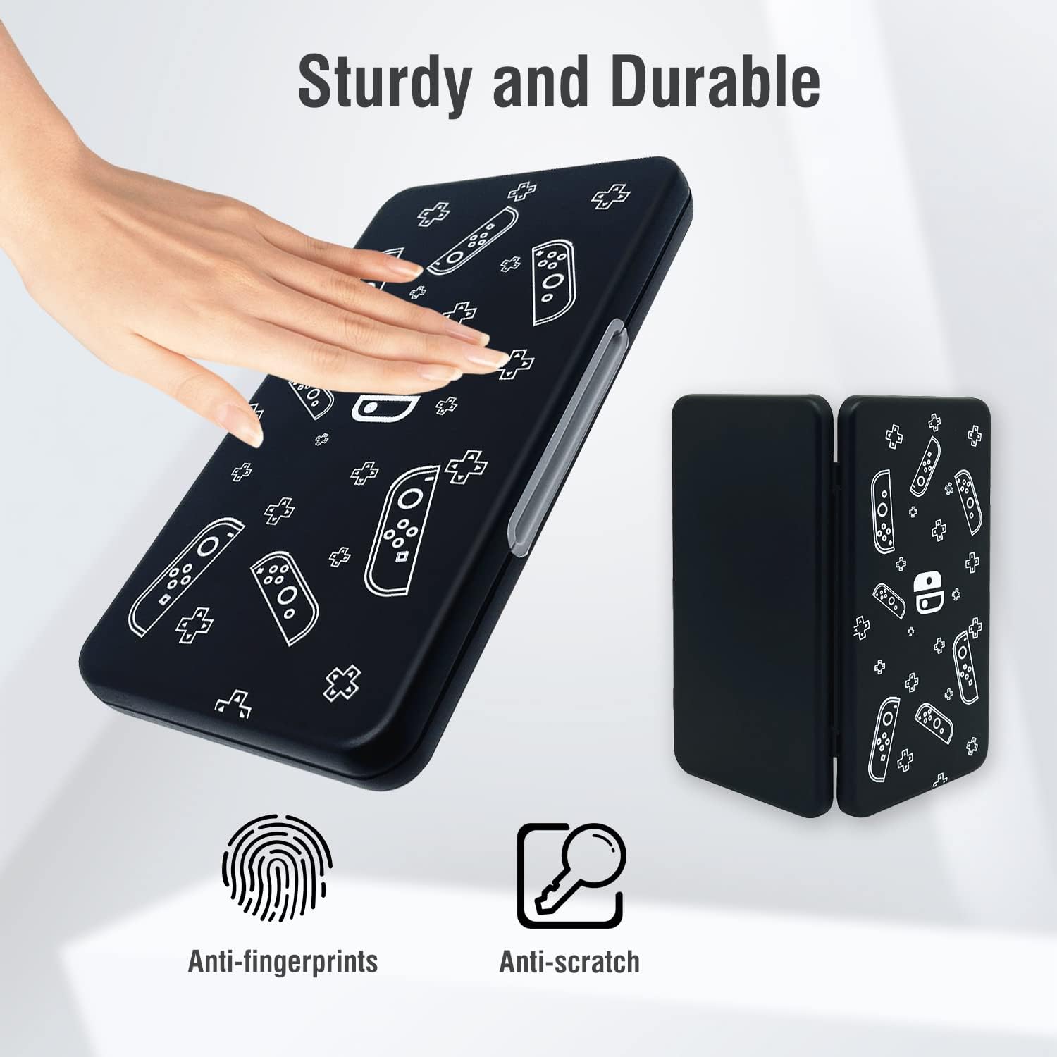 NOOP Game Card Case for Nintendo Switch& Switch OLED Game Card and Micro SD Card, Carrying Storage Case with 24 Game Card Slots and 24 Micro SD Card Slots (Joy-Con Grip) - Image 8