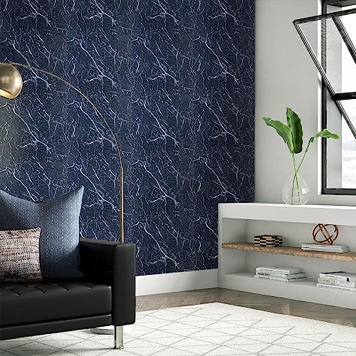 Image of Arkit Floor Tiles - 3D Vinyl Self-Adhesive PVC Waterproof Wall and Floor Tile Stickers for Kitchen and Bathroom - Wall Decor Wallpaper (Blue, 8)