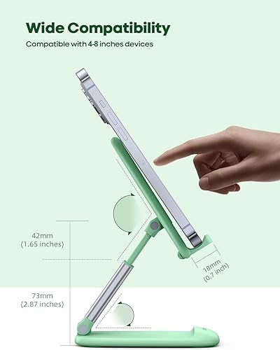 Miniatura 40 de Lamicall Soporte para teléfono celular, accesorios de escritorio - Soporte verde para teléfono celular para iPhone de oficina, accesorios de Verde