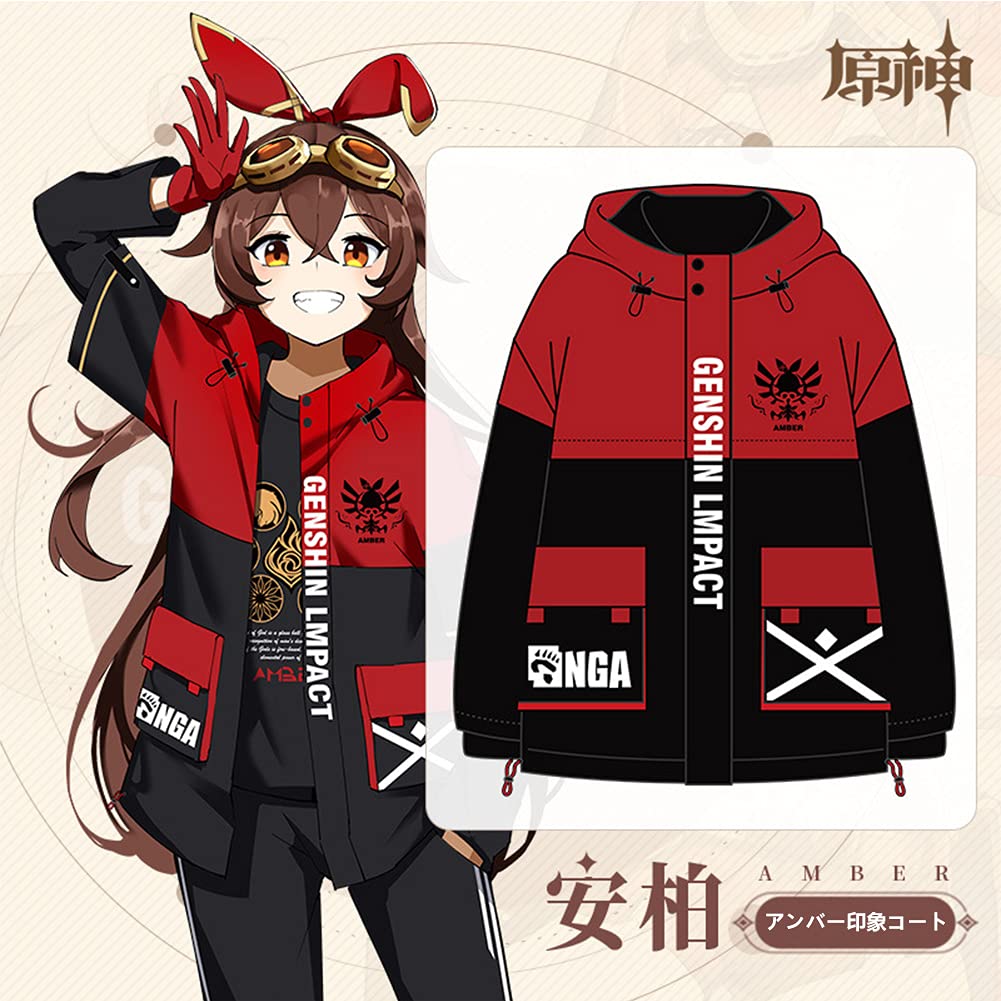 Amazon.co.jp: RUIBOCOS 原神アンバー 印象コート セット コスプレ衣装