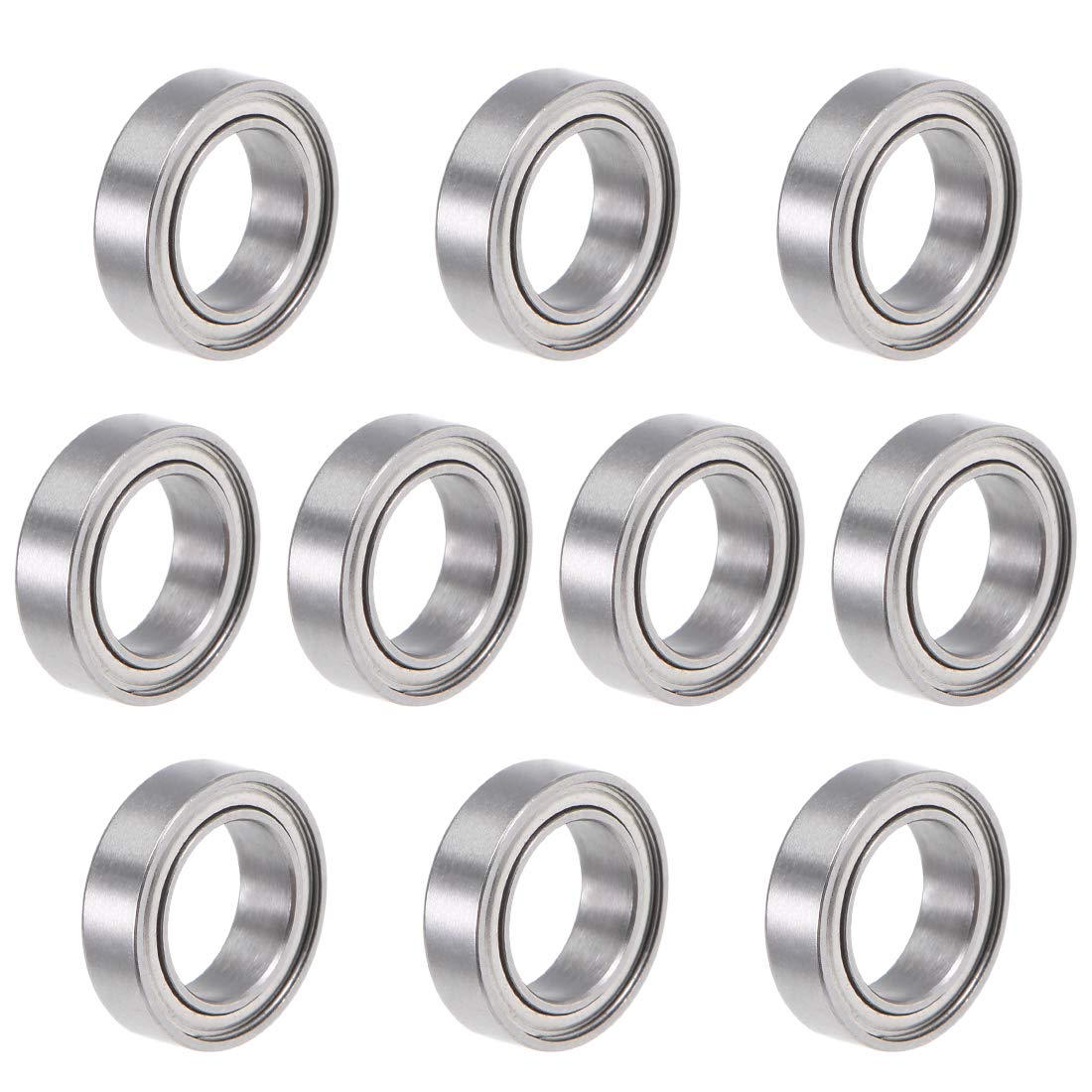 Rodamientos miniatura Uxcell 7 mm con blindaje metálico doble 5