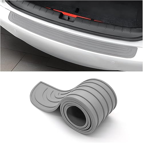 Protector de parachoques trasero de automóvil, cubierta de entrada de puerta de maletero, tira de protección de respaldo para compartimento de