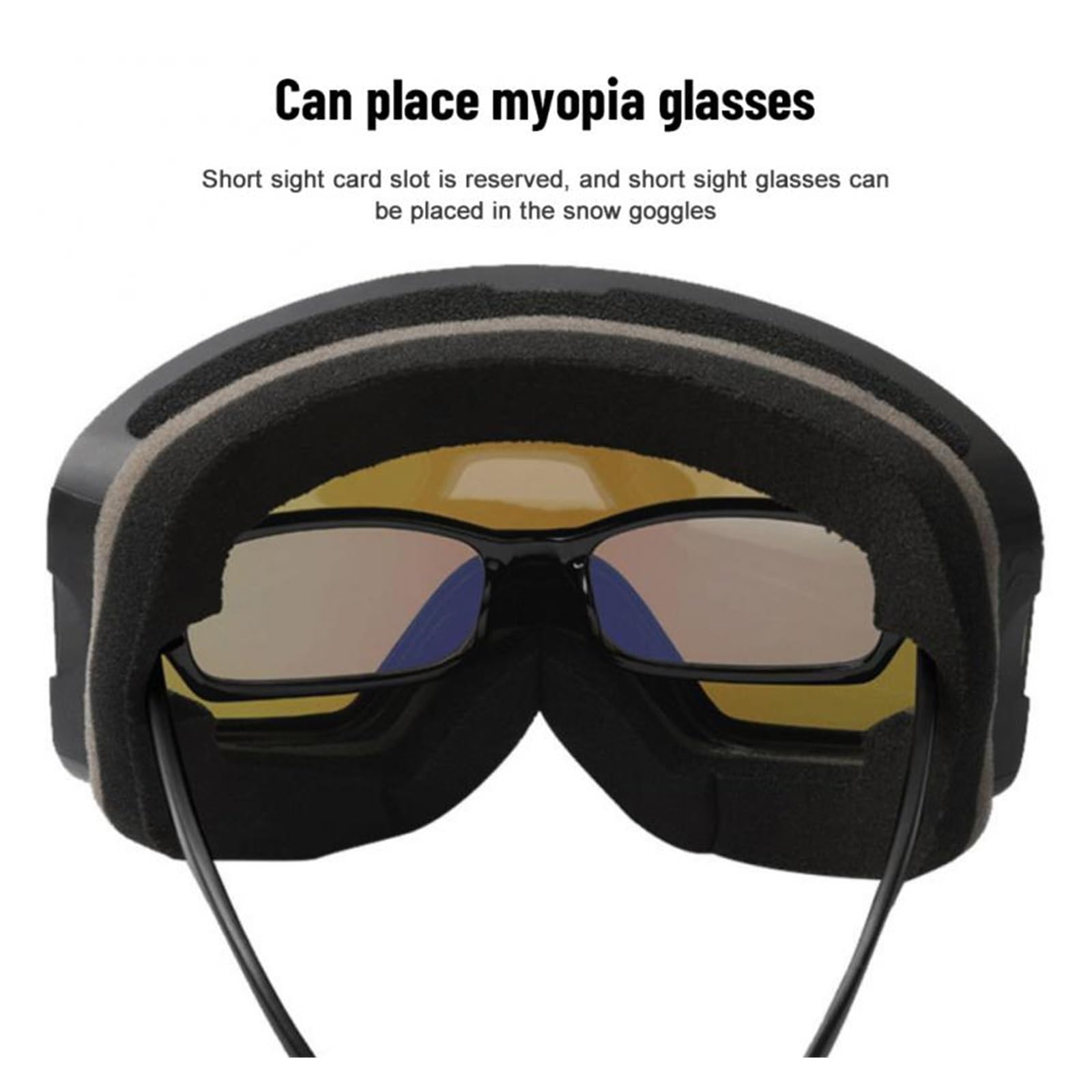 Gafas de esquí cilíndricas antiniebla Gafas de esquí antiniebla Gafas de esquí de campo amplio Gafas de esquí Gafas de esquí a prueba de viento Gafas de esquí para exteriores Gafas para exterior