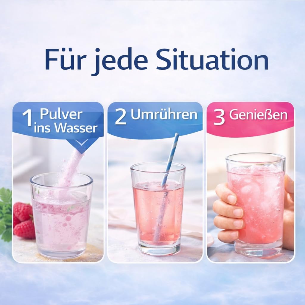 Cortisol Cocktail Pulver 20 Sticks – Trend Getränk für Balance & Fokus – Praktische Portionssticks für Alltag & Routine – Modernes Wellness Getränkepulver - 5