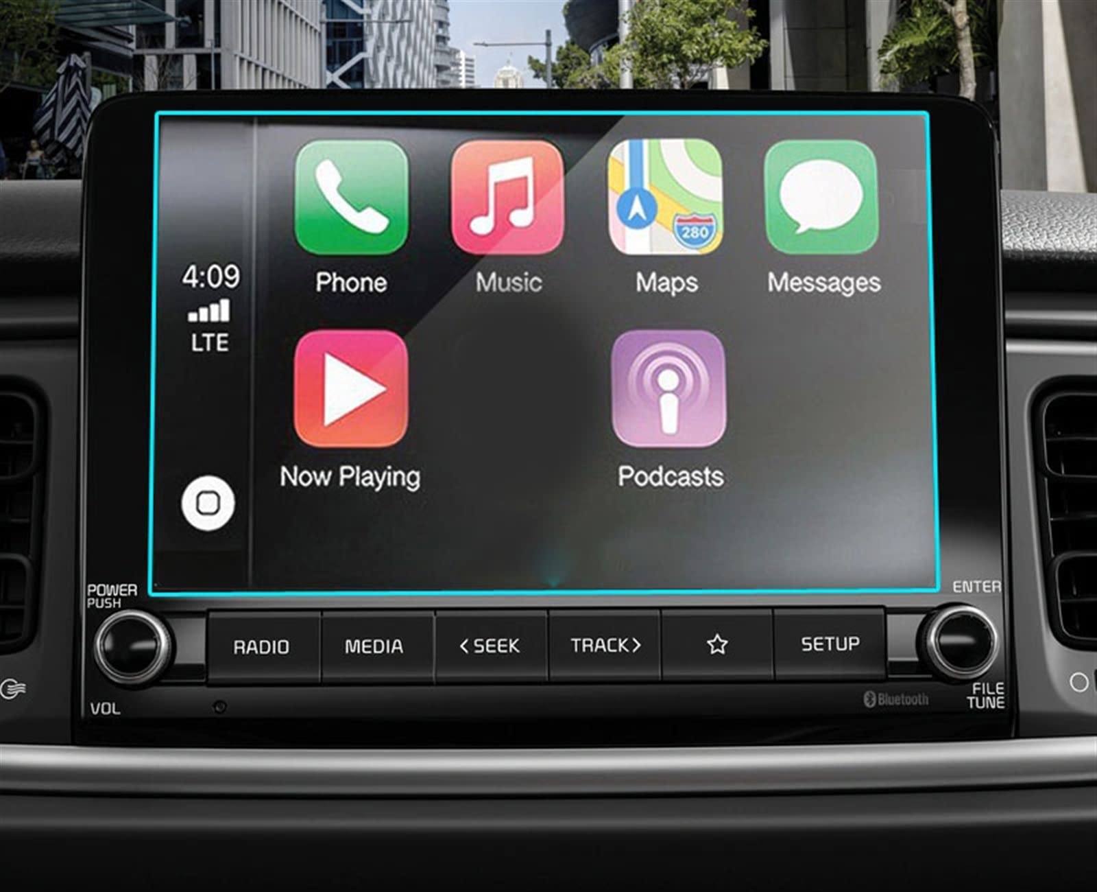 Verre trempé Kia Rio 2022 protection écran navigation GPS radio voiture auto