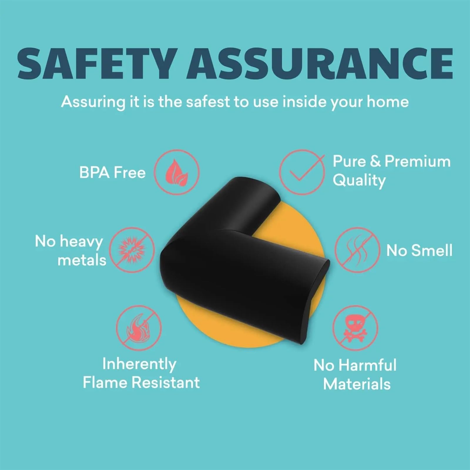 Protectores de Esquinas para mesas, Seguridad Infantil, 4 Piezas, Protectores Suaves a Prueba de Golpes - Preencintados para Proteger los Muebles de Golpes Afilados