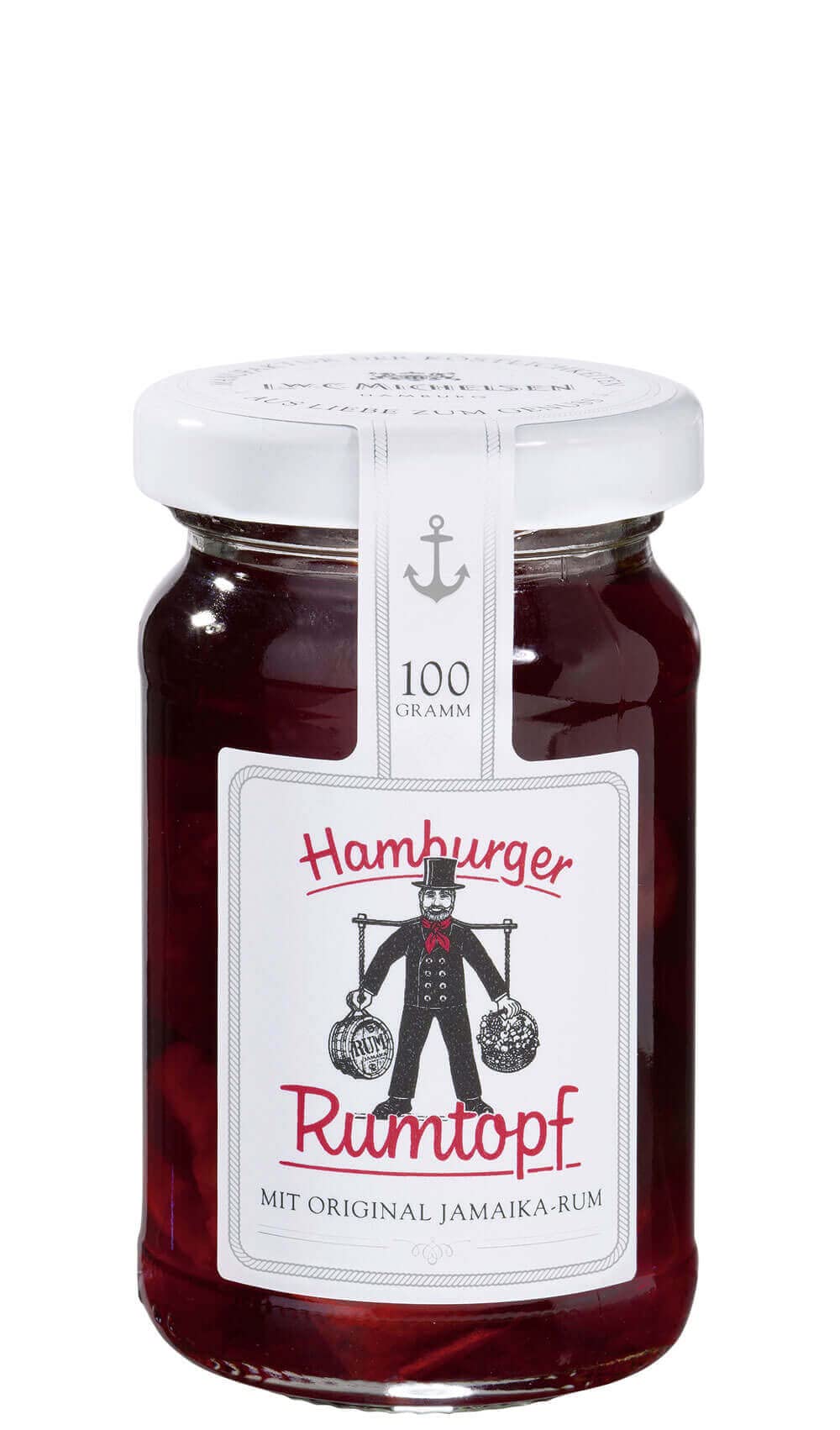 L.W.C. Michelsen - Hamburger Rumtopf (100g) | mit feinen Früchten und Jamaika-Rum | Aus der Hamburger Manufaktur - nach traditioneller Rezeptur