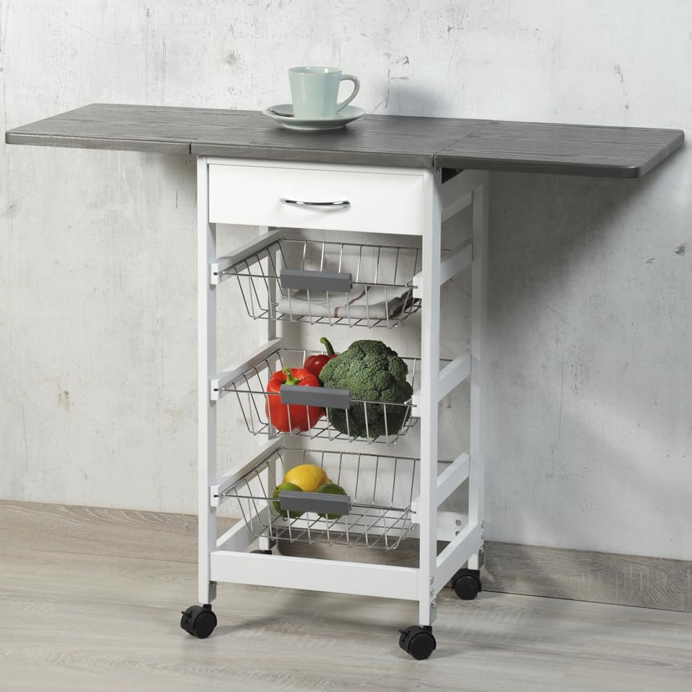 Kesper | Küchenwagen, Kiefernholz, 45/97 x 37 x 77 cm | 2581613
