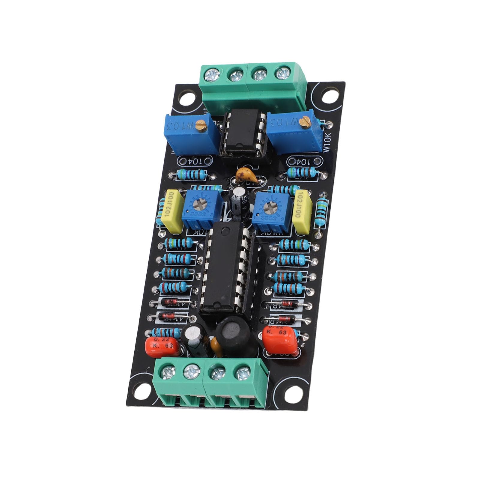 Generic Scheda Driver VU Meter Precisa, Efficiente Modulo di Pilotaggio Amplificatore a Doppio Canale per Sistemi Audio con Basso Consumo Energetico per un Facile Utilizzo, PCB 1 Pezzo