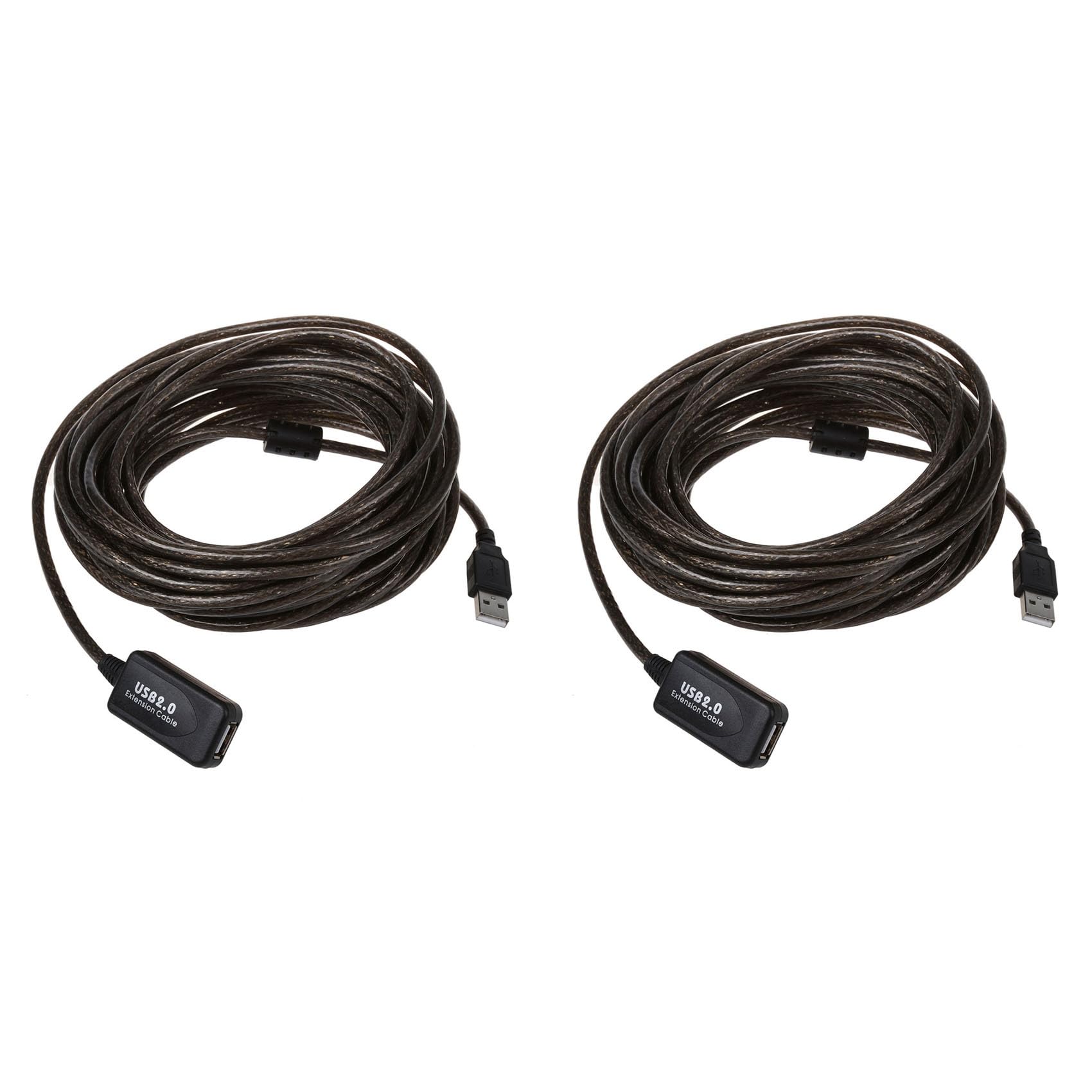 2pcs 10M USB 2.0 Extension Active/Repeater 480 Active USB Extension Cable