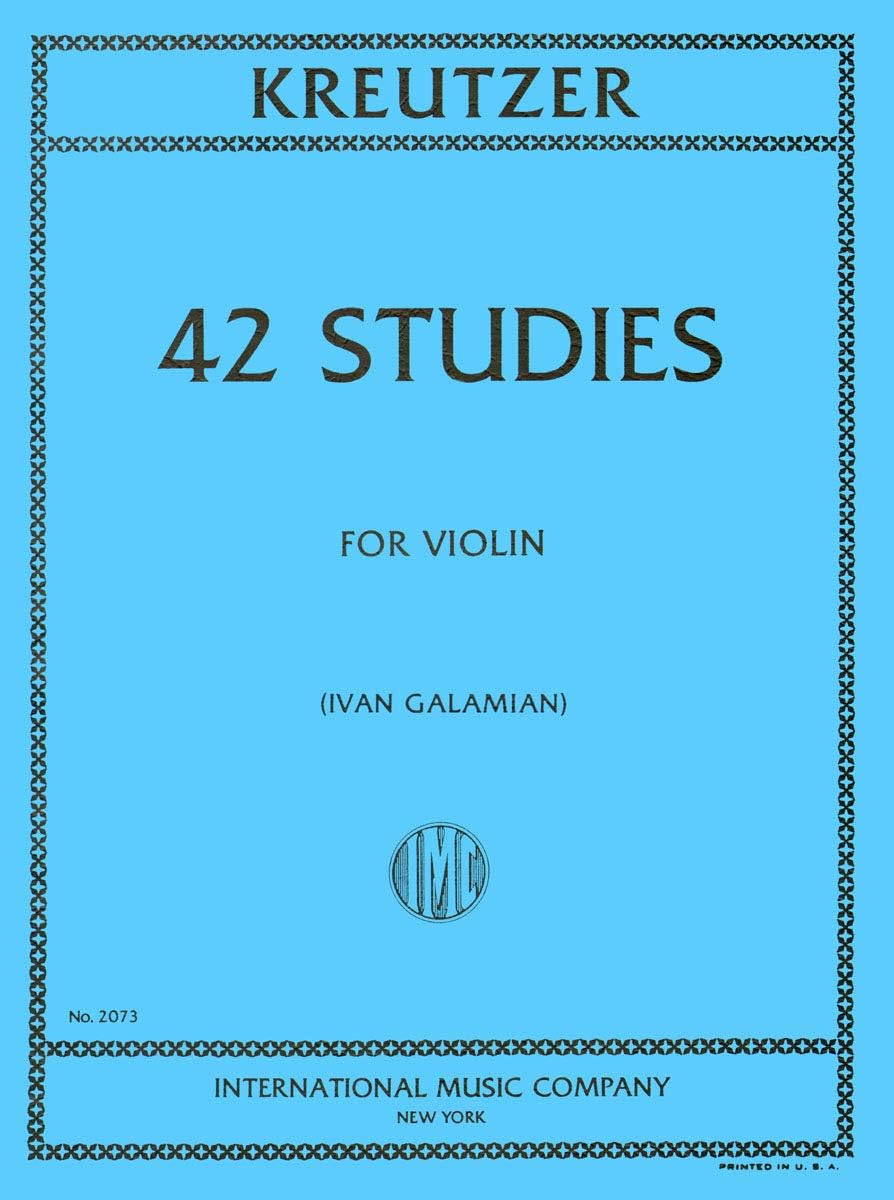 42 Studies for Violin by Rodolphe Kreutzer