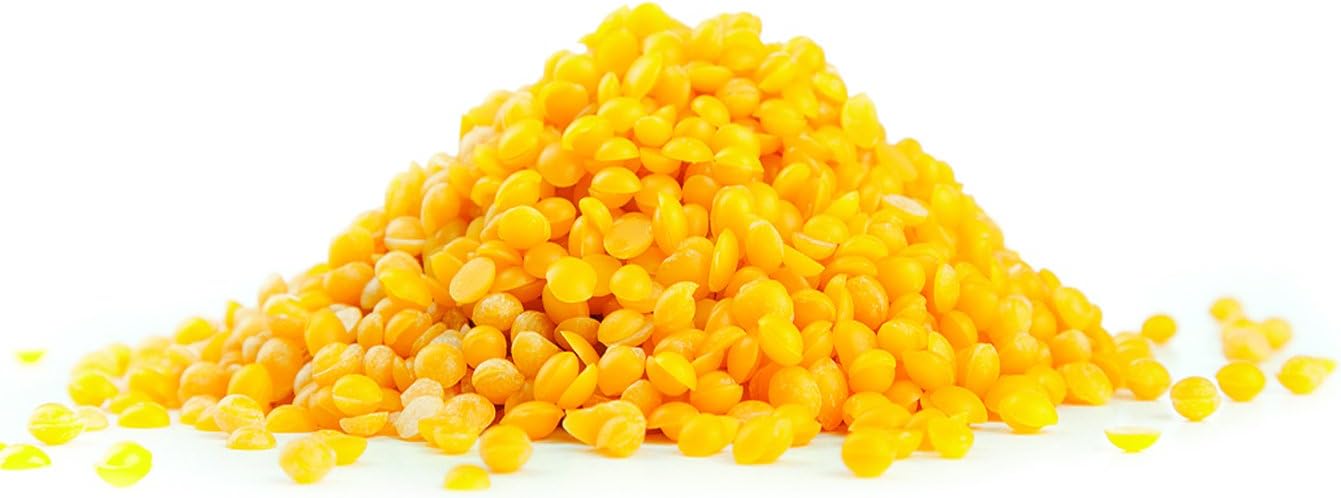 US Organic Beeswax 100% Pure Yellow Pastilles, USDA Certified, for DIY Candle, Lip Balm, Body Cream, Lotion, Deodorant, Crayon, and More uses. 4 oz (Small)