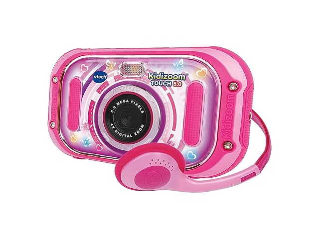 VTech Kidizoom Touch 5.0 Cámara de Fotos Digital Infantil Color Rosa versión española (80-163557)