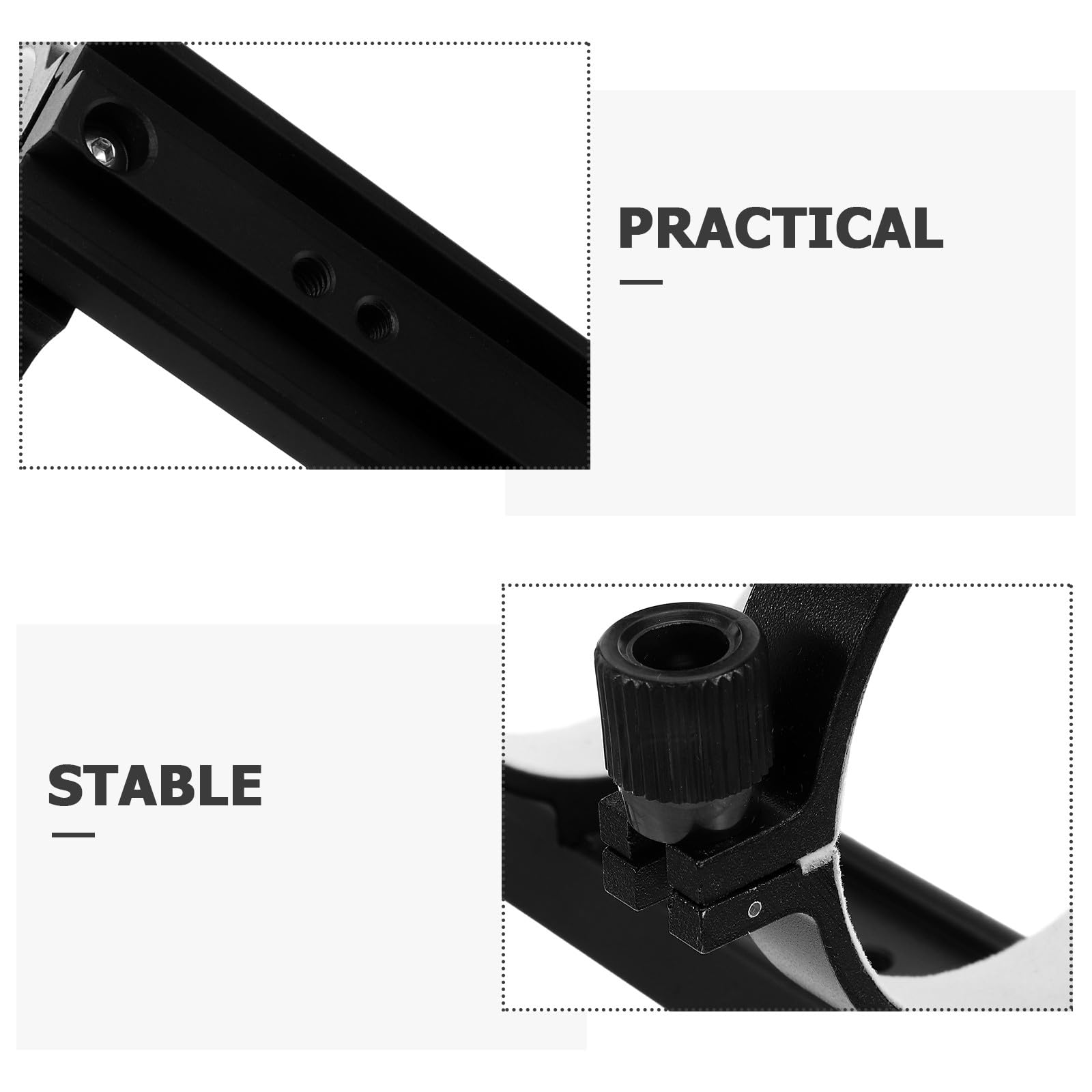 jojofuny Pince de Fixation en Métal pour Tube Astronomique Filetage M6 et 1/4, Design Ergonomique pour Observation Lunaire et Astronomie