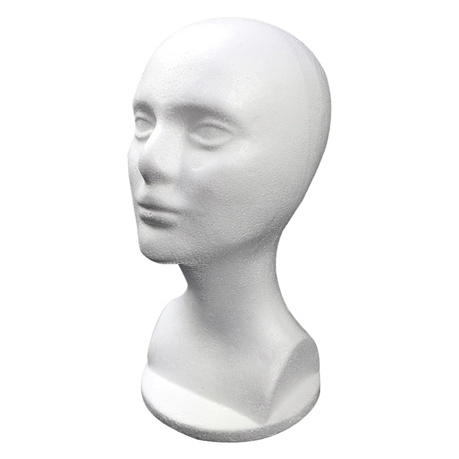 Male and Female Mannequin Head,Wig Stand with Head,Model Display Wig,Female Foam Model Head,styrofoam Head,Men Women Mannequin Head for Wig Cap