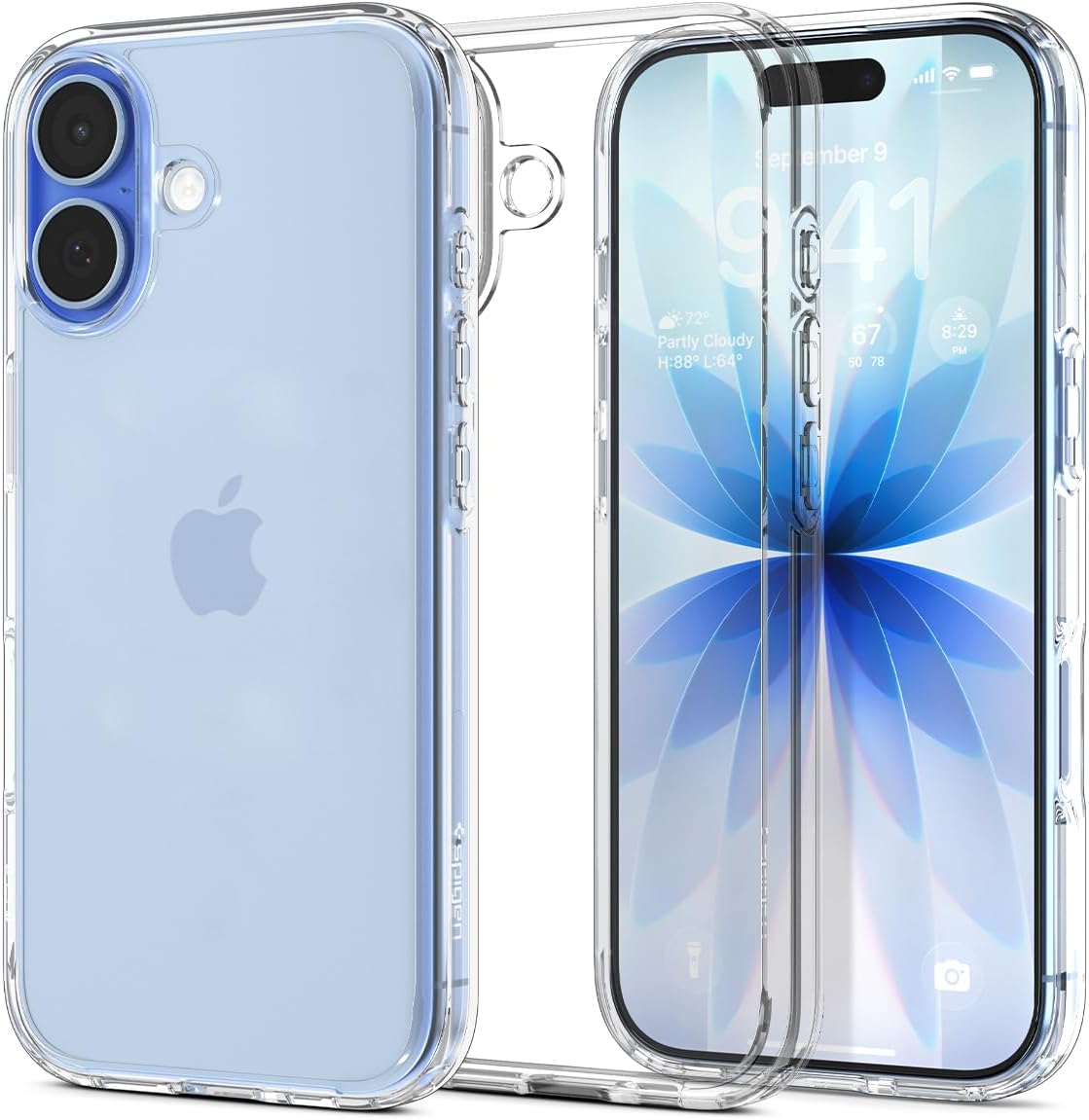 Spigen Ultra Hybrid Hülle für iPhone 17, Crystal Clear