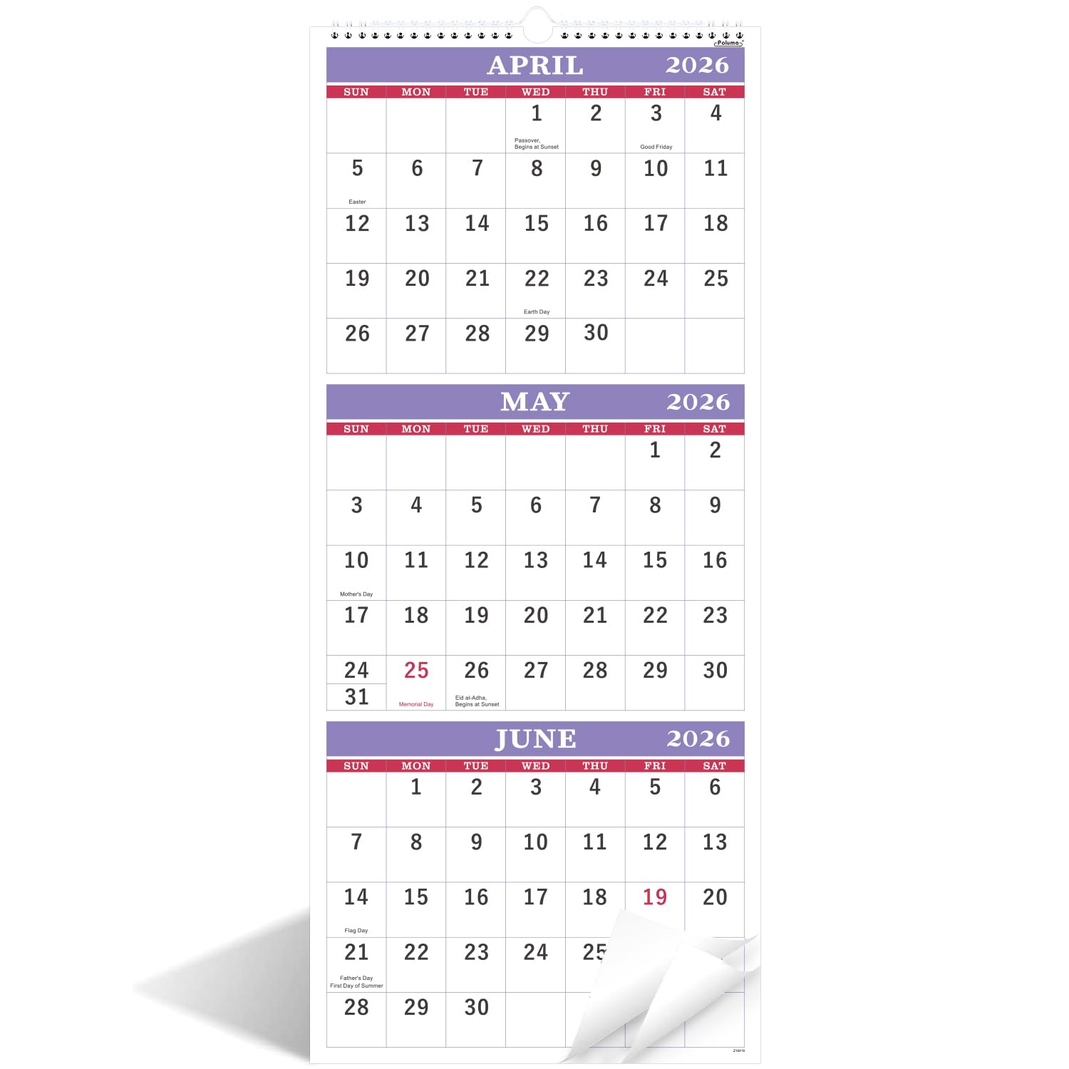 Amazon.com: 2026-2027 Wall Calendar - 3 Month Wall Calendar 2026