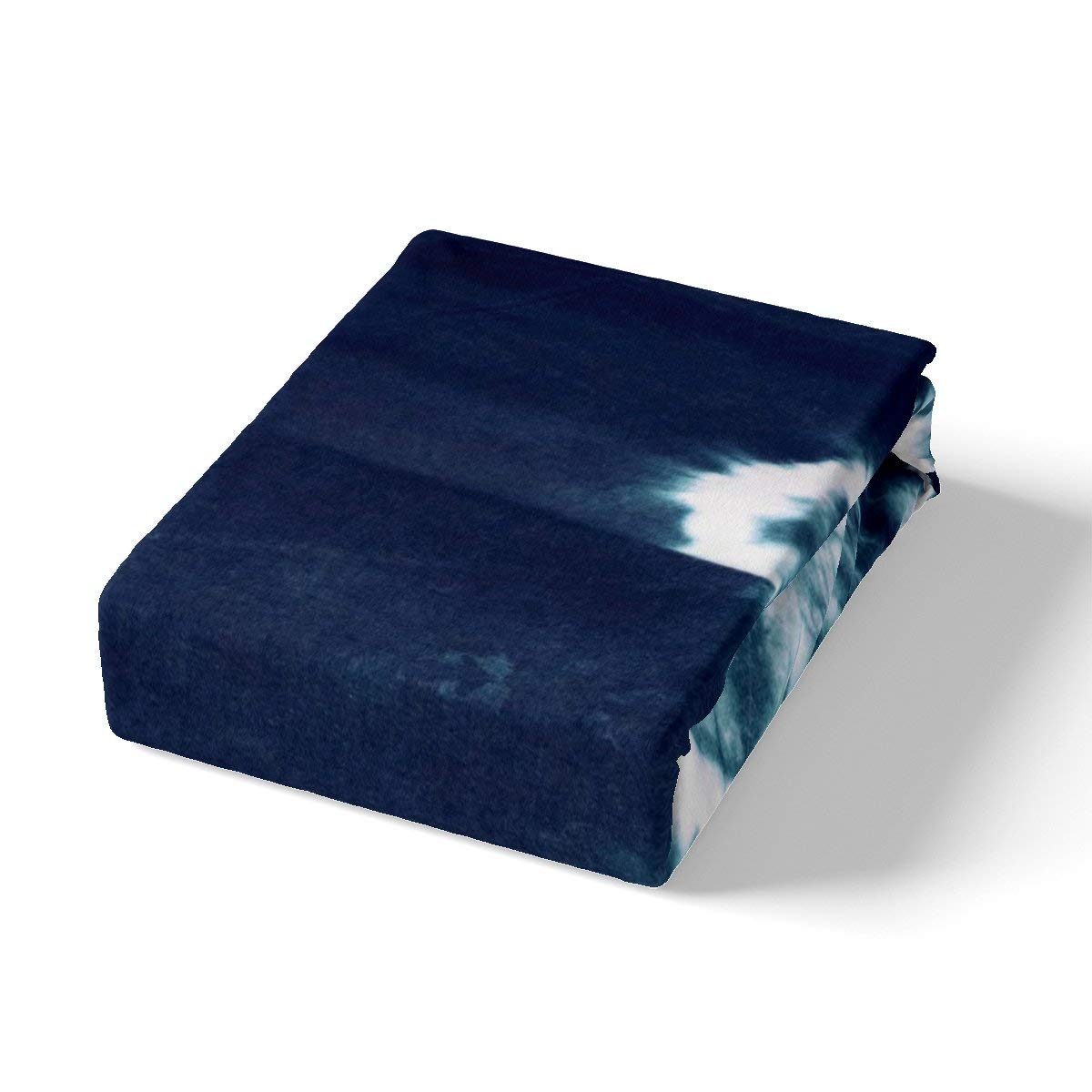 Erosebridal Tie Dye Bedding Set King Size Blue Tie Dye Duvet Cover Psychedelic Comforter Cover Ethnic Trippy Tattoo Bedspread Cover for Kids Boys Girls Teens Adult Living Room Dorm Decorative