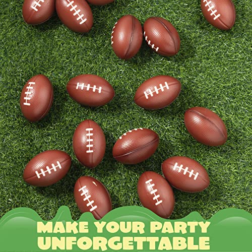 Joyin 16 Pack 3.25” Mini Football Foam Stress Balls Toy For Kids Sports Birthday Party Favor, Squeeze Squish Balls, Anxiety Relief, Relaxation, Super Bowl Liii Party And School Classroom Prize #TOP3