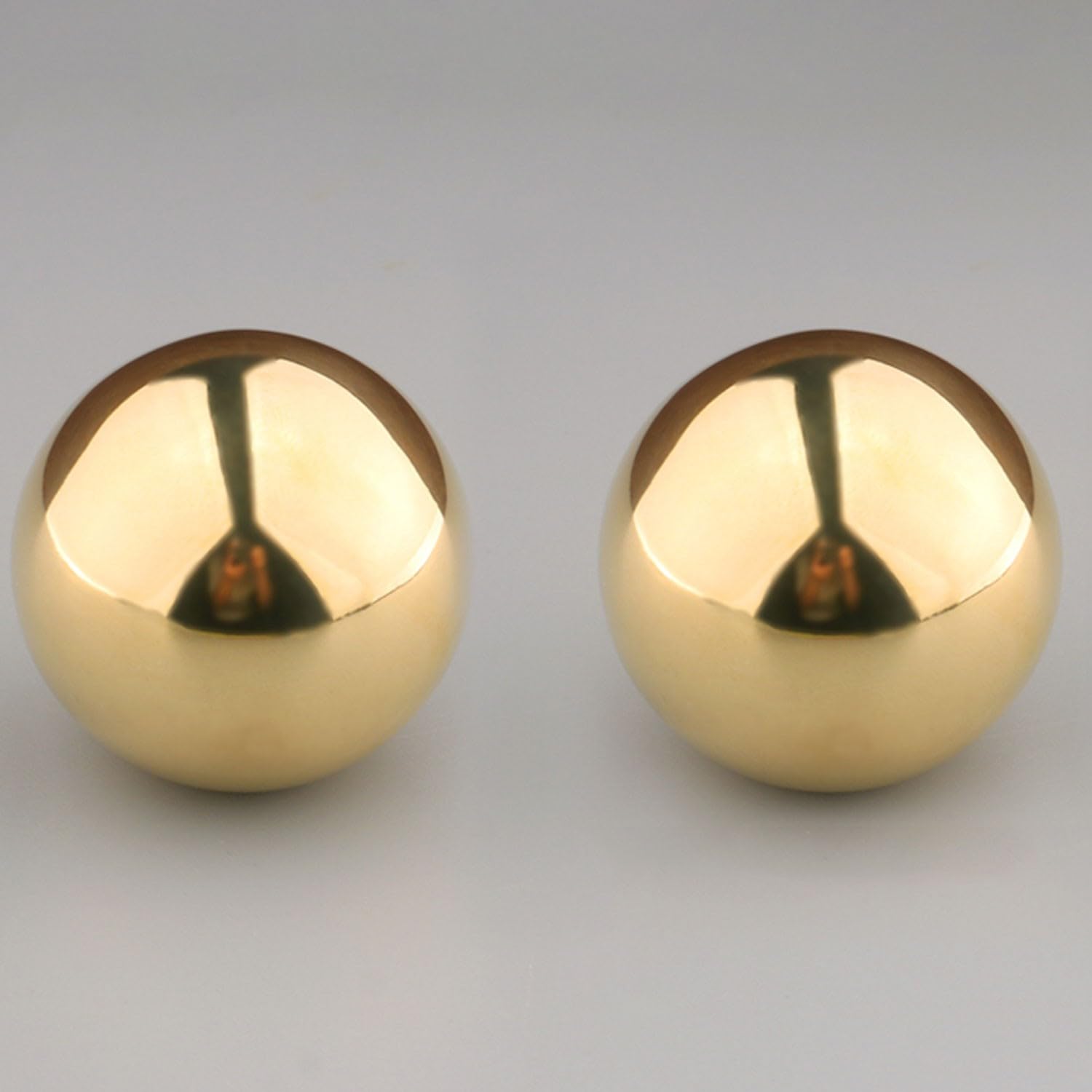 BBAUER palline massaggio pallina antistress palline cinesi 2Pcs Palla per Esercizi in Ottone Palline per Esercizi per Mano Palline Baoding Cinesi Palline per Mano in Metallo