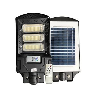 HARSTEC Solar Street Led Light 40w Outdoor Waterproof with Automatic Motion Sensor Wall Lamp for Graden, Home, and Pathway (Cool White, Pack of 1, with Remote)