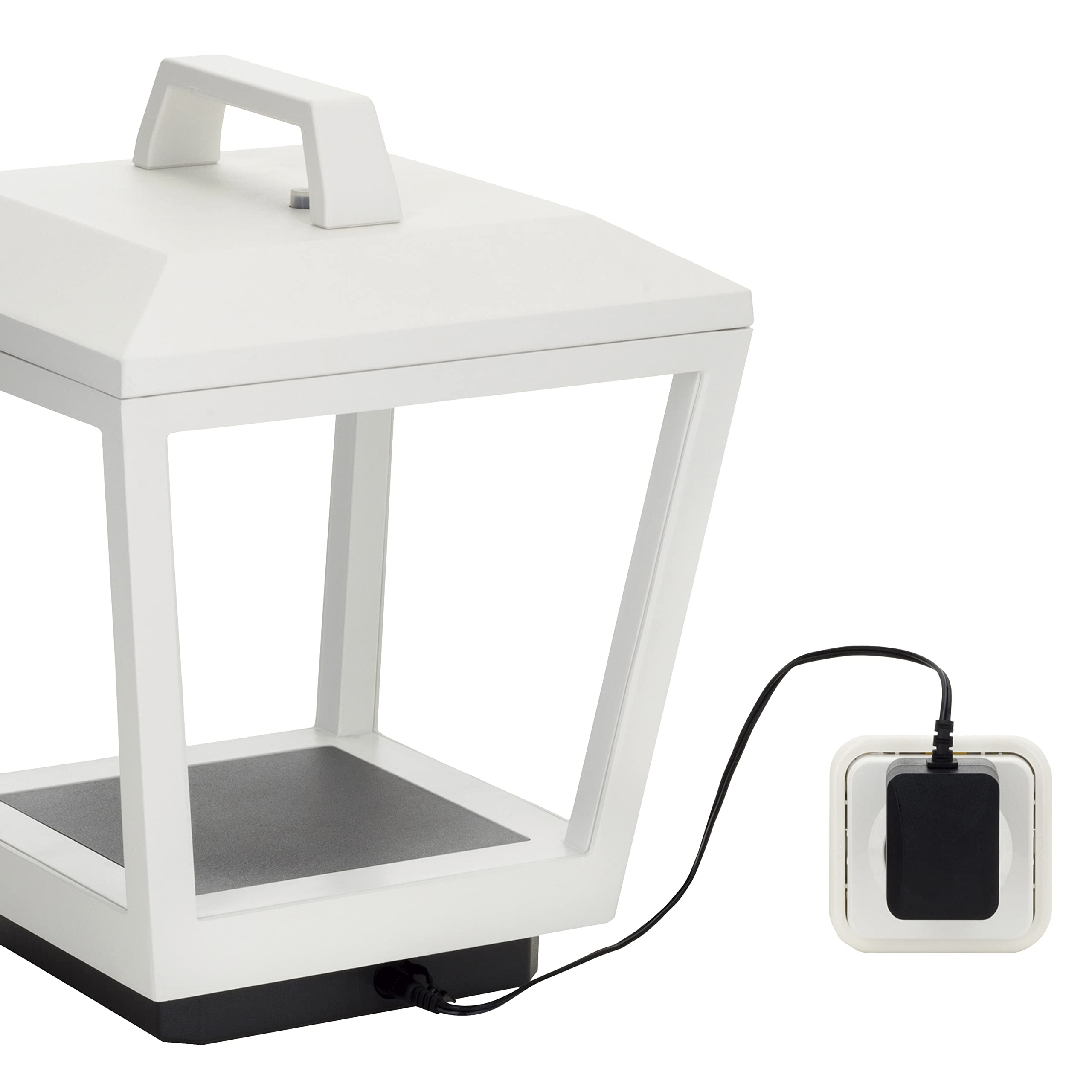 Lámpara Baliza Sobremuro BLED Antracita LED SMD Portátil Recargable con IP54 para Exterior, Terrazas, Porches y Jardín | IP65, Ideal para Exterior, Para Terrazas, Porches o Jardín, Sobremesa