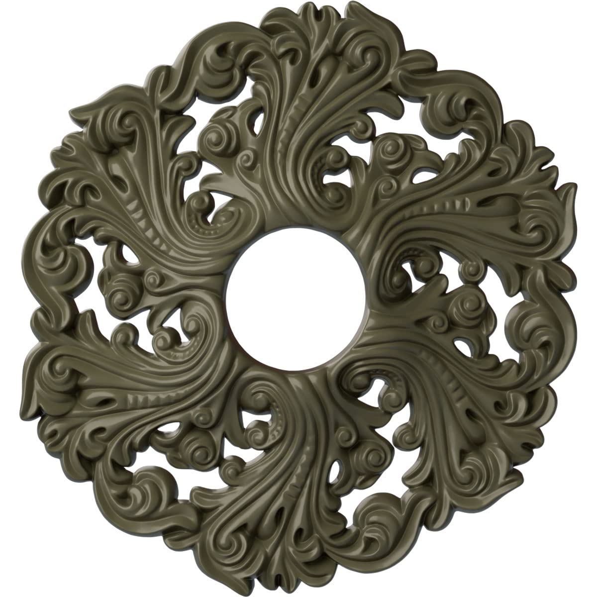 Ekena Millwork CM19OR 19 5/8-Inch OD x 4 3/4-Inch ID x 1 3/4-Inch Orrington Ceiling Medallion — Amazon image 30