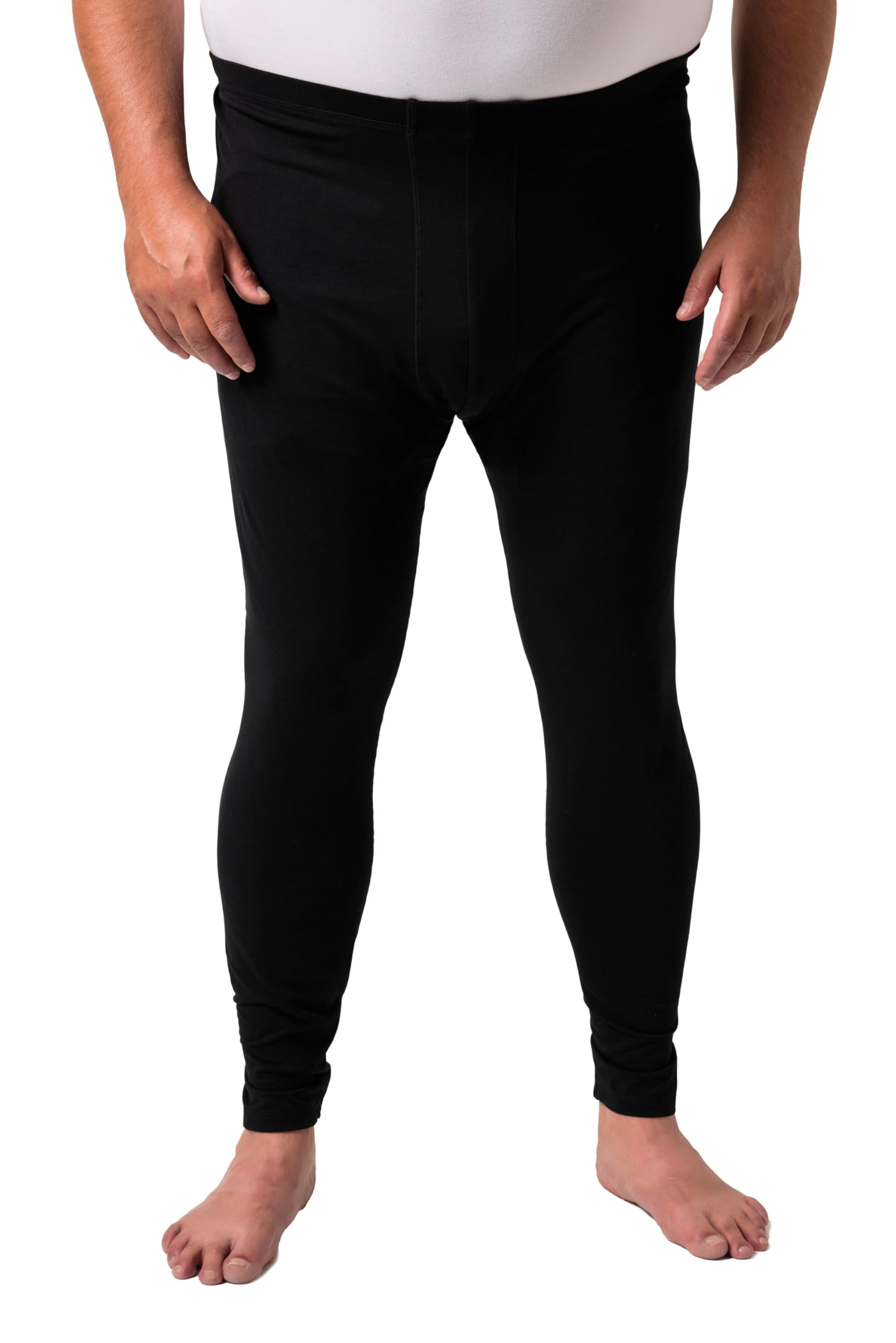 Men Plus Herren große Größen Übergrößen Menswear L-8XL Thermo-Unterhose FLEXLASTIC®, langes Bein, Warmer Hohlfaser-Jersey 840053