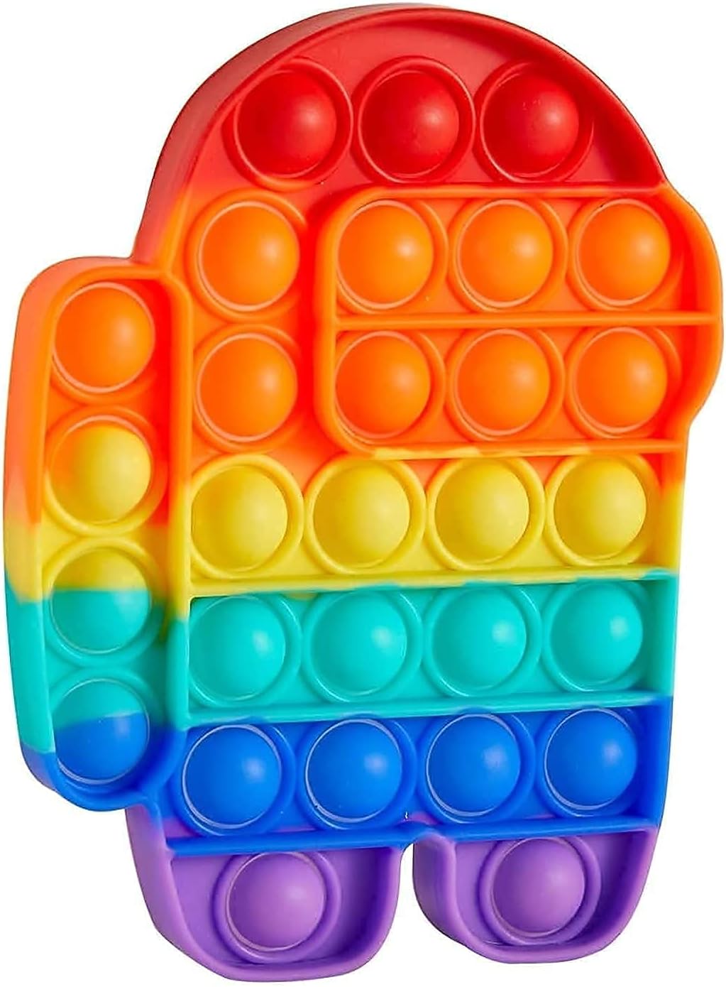 Pop It Fidget Toys,Push Pop Bubble Fidget Sensory Toy,Autism Special Needs Silicone Stress Relief Toy,Great Fidget Toy Sensory Toys Novelty Gifts for Girls Boys Kids Adults Square