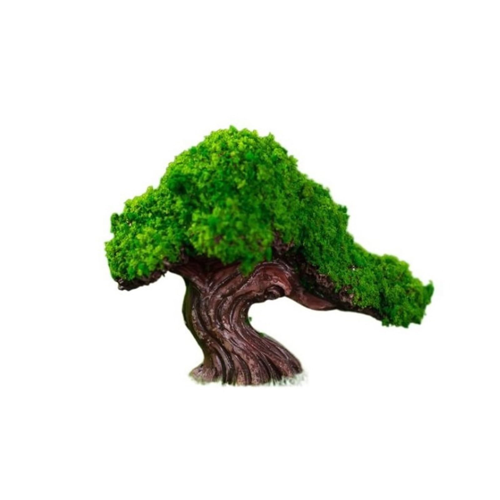 DUNSBY Model Trees 3pcs Simulation Mini Flower Tree Miniature Fairy Garden Moss Micro Landscape Decoration Ornament Resin Crafts(Color-08)