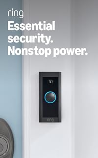 Ring Wired Video Doorbell – 1080p HD, Advanced Motion Detection, Two-Way Talk, Real-Time Alerts for Home Security