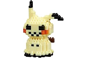 Pokémon Mimikyu Nanoblock Building Kit: Build Your Own Cute and Creepy Ghost/Fairy Type Pokémon
