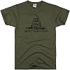 DIRTYRAGZ Men's Don't Tread on Me Rattlesnake T Shirt