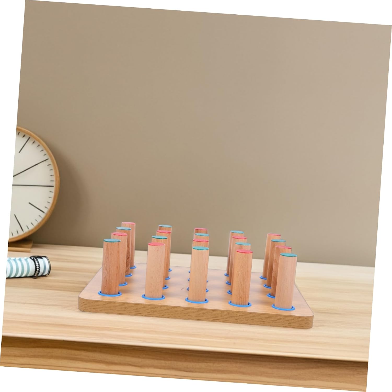 BESPORTBLE Wooden Pegboard for Hand Therapy Finger Flexibility Exercise Board for Rehabilitation Durable Design for Clinics and Home Use Improves Hand Eye Coordination and Fine Motor Skills