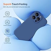 Vista 230 de Miracase Funda diseñada para iPhone 13 Pro Max con protector de pantalla, [forro de microfibra suave antiarañazos], funda protectora de silicona