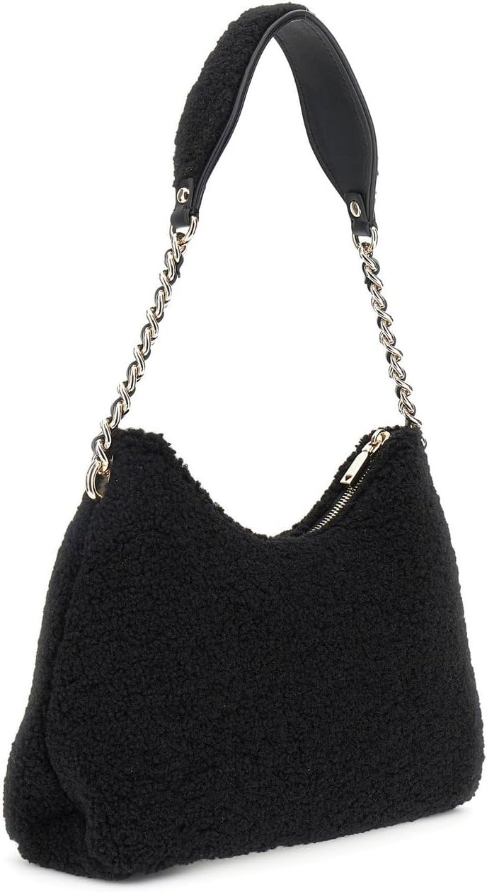 GUESS Jeans Black Polyester Women Women's Handbag