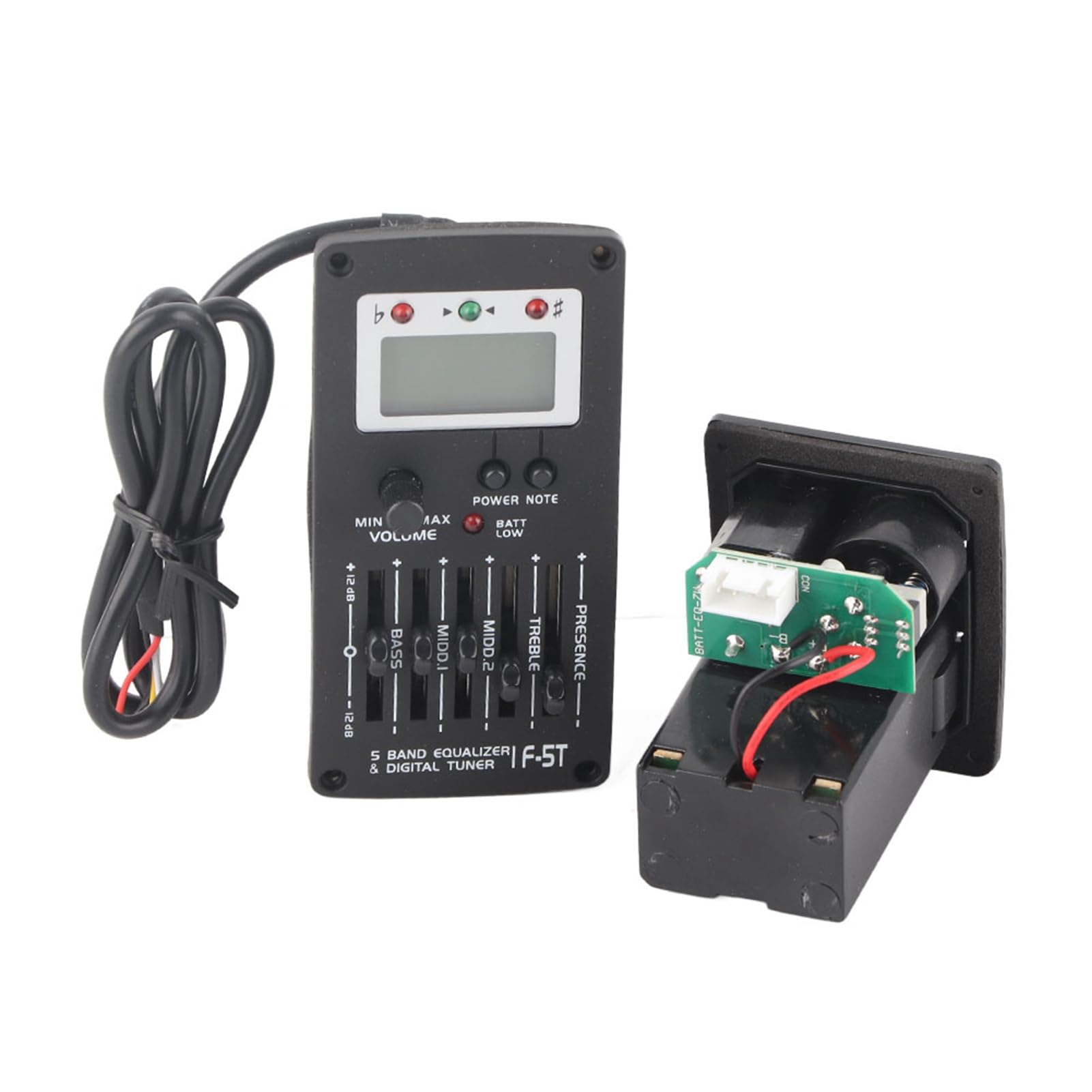 Guitar 5 Band Eq Equalizer Pickup tuner acoustic instrument accessory kit f 5t 5 bande eq equcizer améliore la qualité sonore pour les performances en direct et les