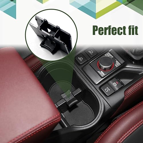 Miniatura 6 de Divisor de portavasos, taza de división de consola central, caja de consola, soporte para tazas de automóvil, accesorios interiores para Subaru