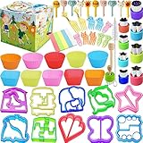 Sandwich Cutters for Kids - Vegetable Fruit Bread Shape Cookie Cutter Molds for kids Lunch Bento Box