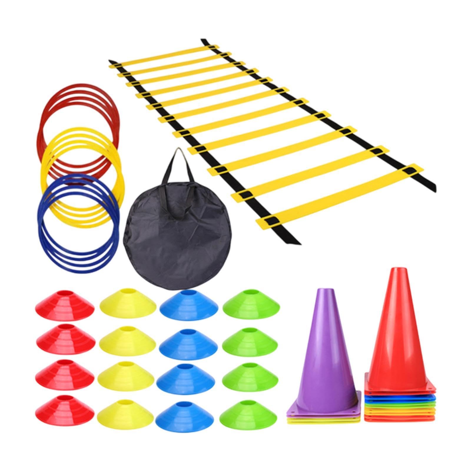CALANDIS™ Football Training Equipment Speed Agility Training Set for Soccer Teen Kids 46Pcs | Training Aids | Soccer | Team Sports-picture-25