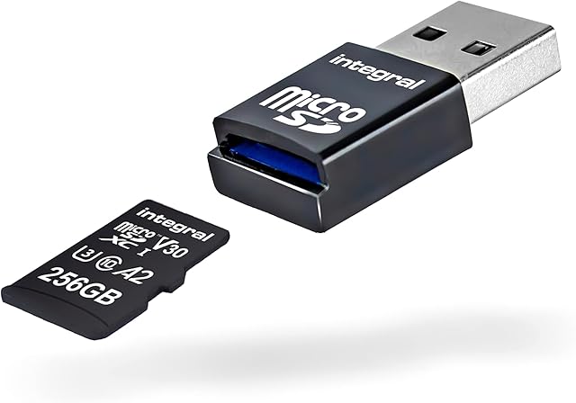 Integral Micro SD USB3.0 Memory Card Reader Adapter - Up to 180MB/s Read & 130MB/s Write Speed, Compact & Ultra-sleek and compatible with micro SD, microSDHC & microSDXC
