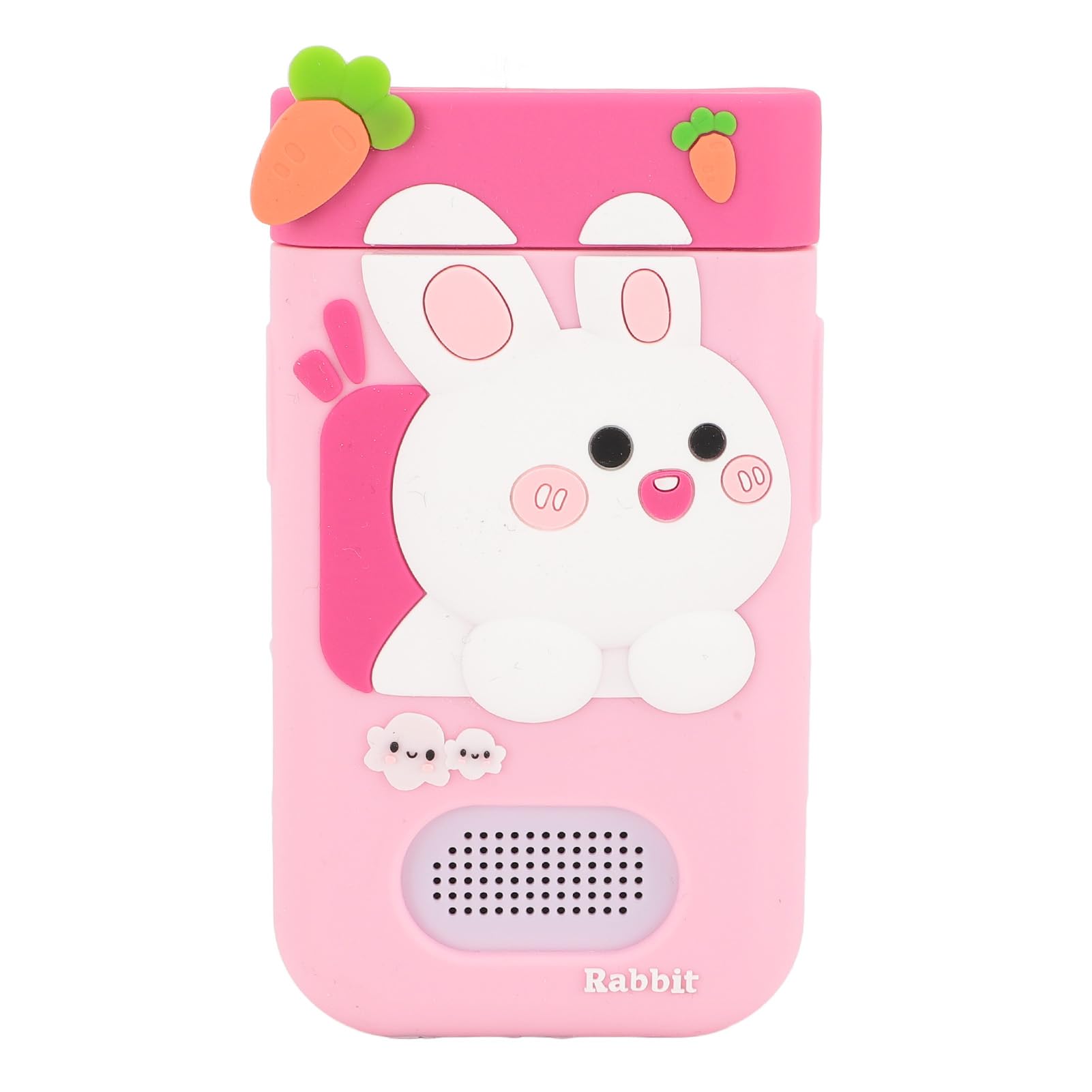 Smart Phone per bambini, schermo touchscreen IPS da 2,8 pollici 48MP 1080P HD Kids Phone Toy con fotocamera, lettore musicale, giochi puzzle per ragazzi e ragazze (Coniglio rosa)