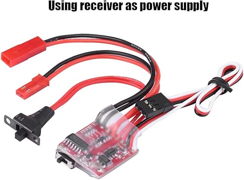 Miniatura 4 de esc 30aplplaaobo Controlador de velocidad Rc, controlador de velocidad de motor eléctrico, modelo 30A, accesorio de vehículo, controlador de