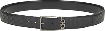 Salvatore Ferragamo Mens BlackLeather Belt