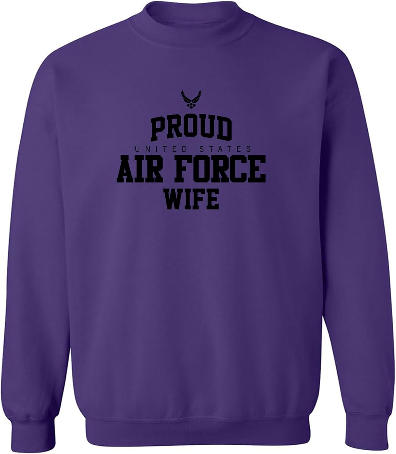 zerogravitee Proud Air Force WIFE Crewneck Sweatshirt
