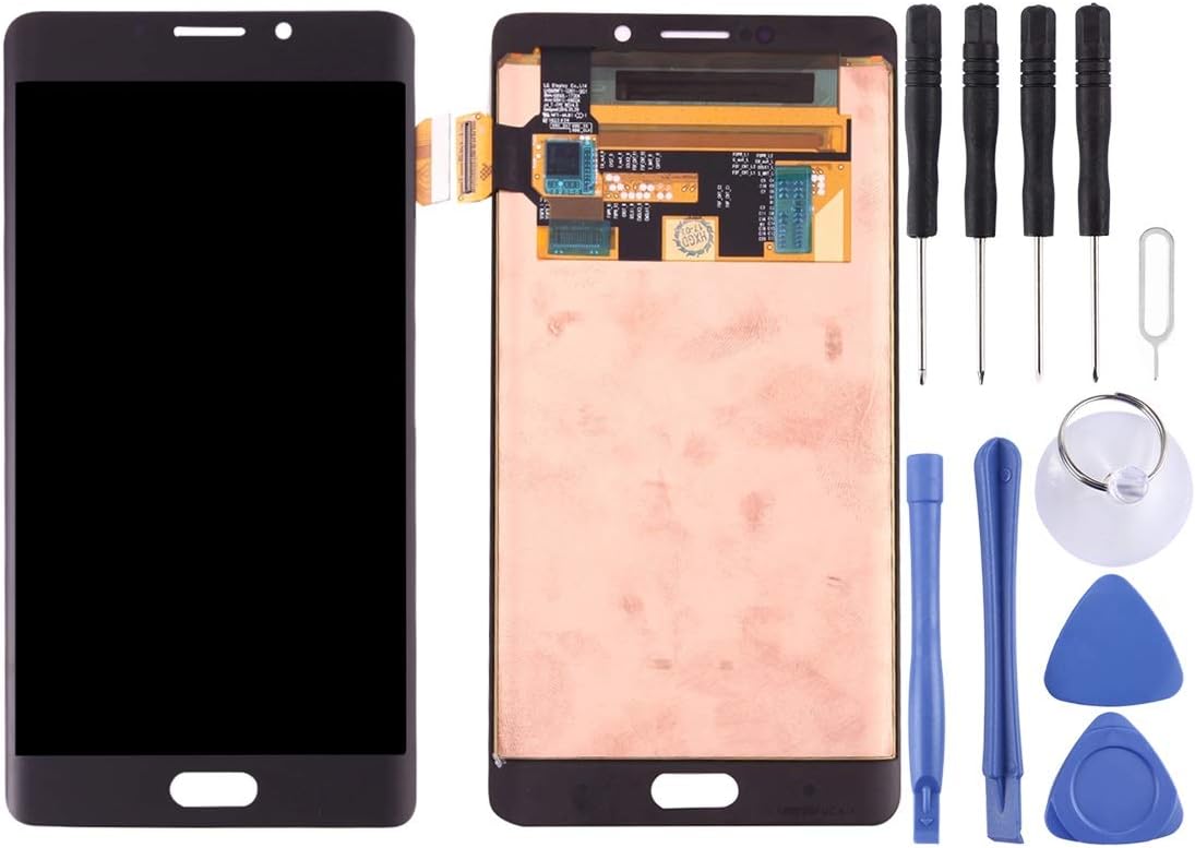 Jiangym Xiaomi Spare LCD Screen and Digitizer Full Assembly for Xiaomi Mi Note 2(Black) Xiaomi Spare (Color : Black)