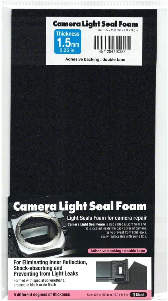 Camera Light Seal Foam 250 X 125 X 1.5mm(9.84 X 4.92 X 0.