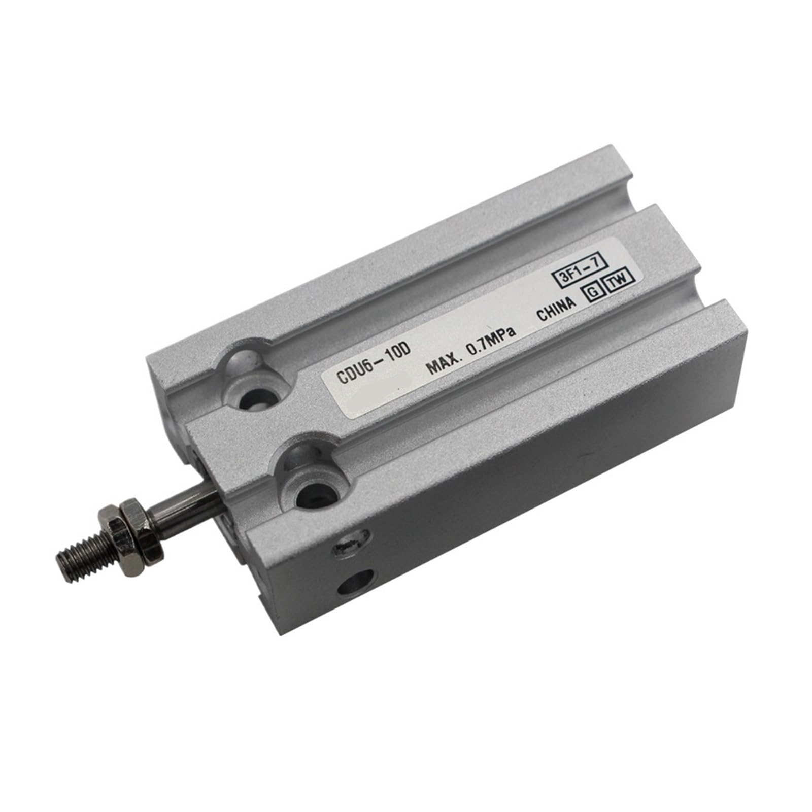 Cylindre CDU25-40D de haute manufacture avec corps en aluminium anodisé robuste