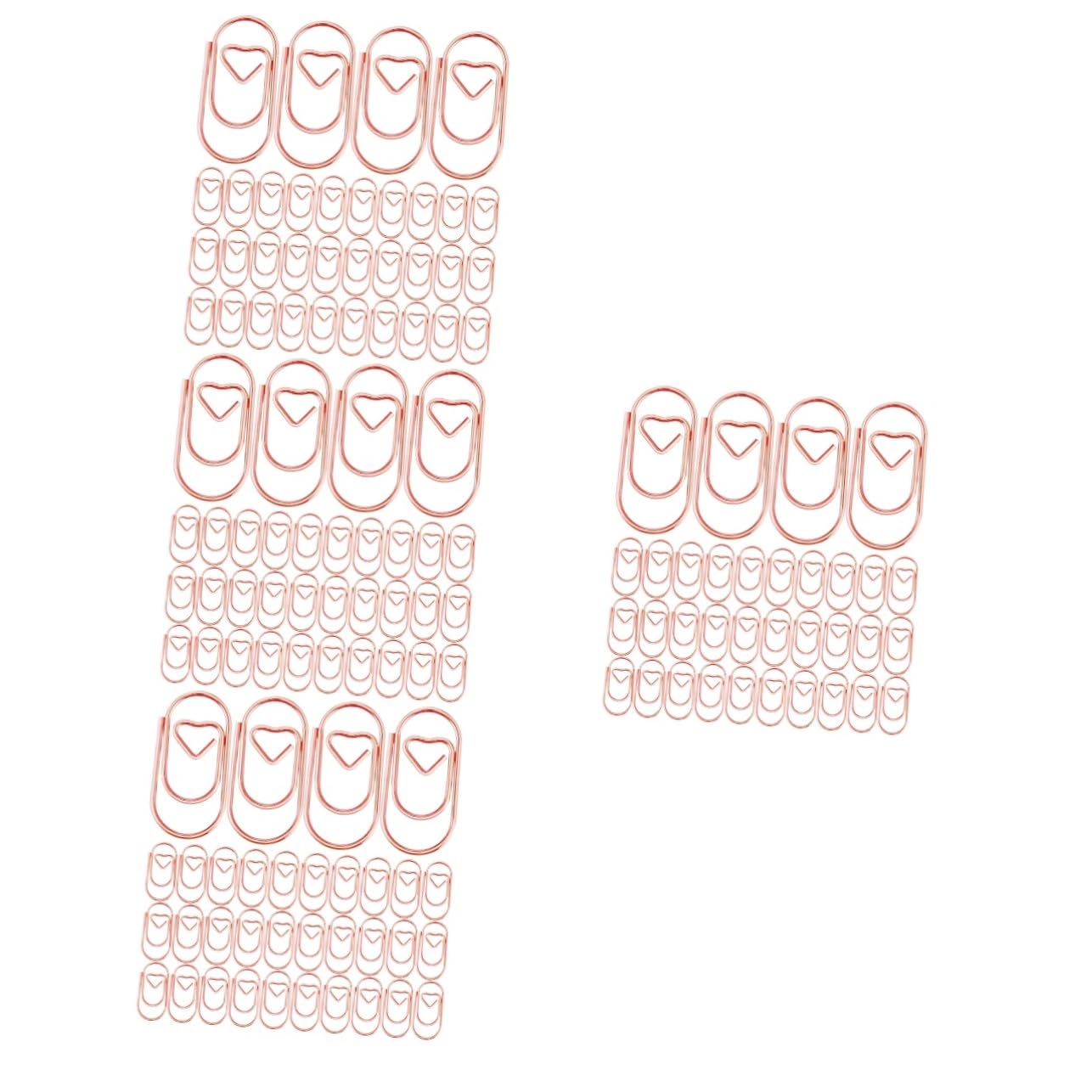 4 Set Graffette Metallo Graffette Decorativper Ufficio Per Documenti E Segnalibri Pratiche E Resistente 200 Pezzi * 4